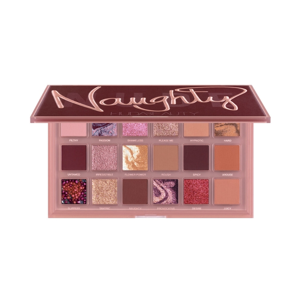 HUDA BEAUTY Naughty Eyeshadow Palette - Rich Pinks and Browns